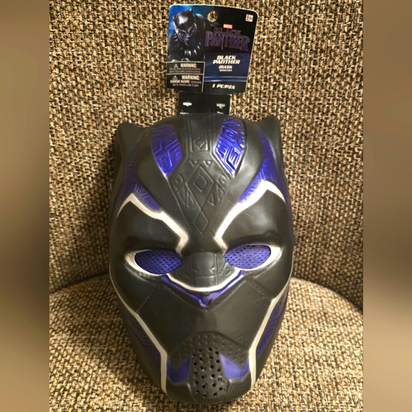 Marvel Black Panther Halloween Cross play mask NEW - Picture 1 of 3